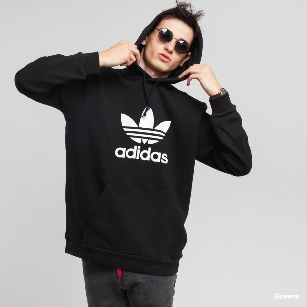 adidas Originals Trefoil Hoodie mens size DT7964 - Picture 1 of 9